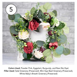 Custom Small Wreath - Sola Wood Flowers