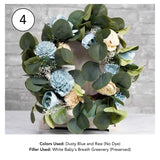Custom Small Wreath - Sola Wood Flowers