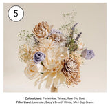 Custom Wild Style Bridesmaid Bouquet - Sola Wood Flowers