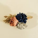 Diana Groom's Boutonniere - Sola Wood Flowers