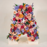 DIY Decorative Letter - Sola Wood Flowers