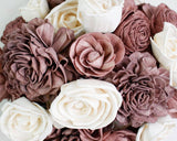 DIY Dusty Rose Assortment - Sola Wood Flowers