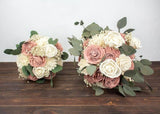 Dusty Rose - Finished Bouquet - Sola Wood Flowers