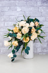 Emerald Waterfall Cascade Bouquet - Sola Wood Flowers