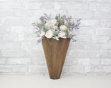 Farmhouse Wall Vase Craft Kit - Sola Wood Flowers