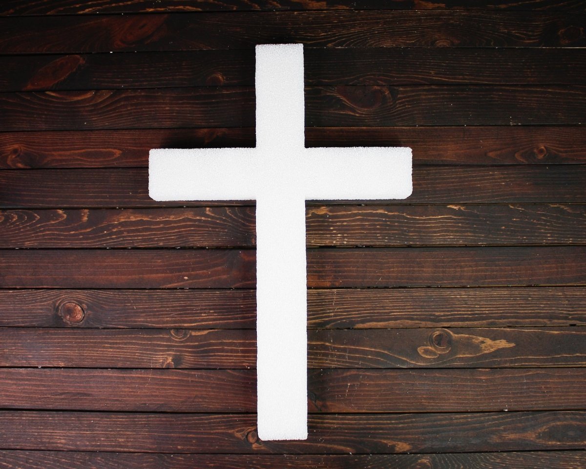 Foam Cross – Sola Wood Flowers
