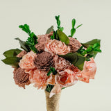 Hacienda Rose Bridesmaid Bouquet - Sola Wood Flowers
