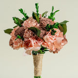 Hacienda Rose Bridesmaid Bouquet - Sola Wood Flowers