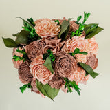 Hacienda Rose Bridesmaid Bouquet - Sola Wood Flowers