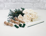Juniper Boutonniere Craft Kit (Set Of 3) - Sola Wood Flowers