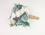 Juniper Bridesmaid Bouquet - Sola Wood Flowers