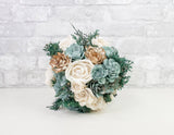 Juniper Bridesmaid Bouquet - Sola Wood Flowers
