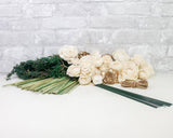 Juniper Bridesmaid Bouquet - Sola Wood Flowers
