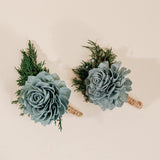 Juniper Father's Boutonniere (Set of 2) - Sola Wood Flowers