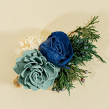 Juniper Groom's Boutonniere - Sola Wood Flowers
