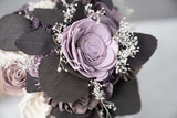 Lilac and Lavender Finished Bouquet - Sola Wood Flowers
