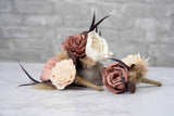 Majestic Boutonniere (Set of 3) - Sola Wood Flowers