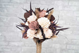 Majestic Bridesmaid Bouquet - Sola Wood Flowers