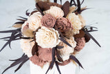 Majestic Bridesmaid Bouquet - Sola Wood Flowers
