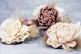 Majestic Corsage (Set of 3) - Sola Wood Flowers