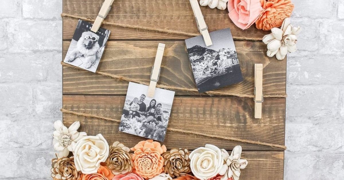Memory Card Craft Memory Board Craft Kit – Sola Wood Flowers