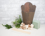 Natural Beauty Wall Vase Craft Kit - Sola Wood Flowers