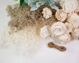 Nearly Nude Bridal Bouquet - Sola Wood Flowers
