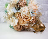 Nearly Nude Bridal Bouquet Kit - Sola Wood Flowers