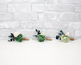 Olive Branch Boutonniere Craft Kit (Set of 3) - Sola Wood Flowers