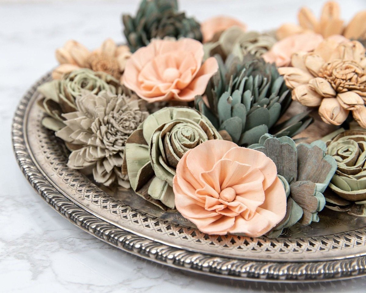 sola wood succulents Peach Bliss Assortment – Sola Wood Flowers
