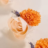 Peach Dawn Boutonniere (Set Of 3) - Sola Wood Flowers