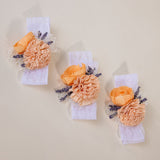 Peach Dawn Corsage (Set Of 3) - Sola Wood Flowers