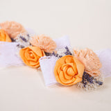 Peach Dawn Corsage (Set Of 3) - Sola Wood Flowers