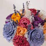 Peach Dawn Mini Bouquet - Sola Wood Flowers