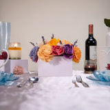 Peach Dawn Wedding Centerpiece - Sola Wood Flowers