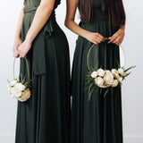 Perfect Simplicity Hoop Bouquet - Sola Wood Flowers