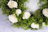 Perfect Simplicity Wreath (Large) - Sola Wood Flowers