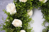 Perfect Simplicity Wreath (Large) - Sola Wood Flowers