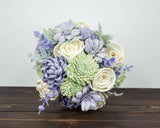 Periwinkle - Finished Bouquet - Sola Wood Flowers