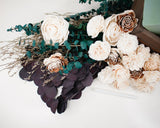 Plum Perfect Centerpiece Craft Kit - Sola Wood Flowers