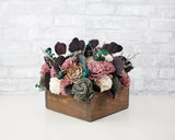 Plum Perfect Centerpiece Craft Kit - Sola Wood Flowers