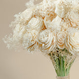 Pure Elegance Bridesmaid Bouquet - Sola Wood Flowers