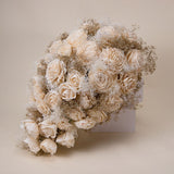 Pure Elegance Cascade Bouquet - Sola Wood Flowers