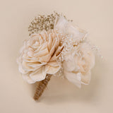 Pure Elegance Groom's Boutonniere - Sola Wood Flowers
