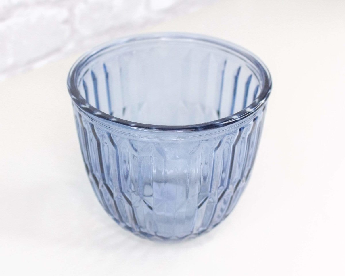 Round Embossed Glass Pot (Multiple Colors) – Sola Wood Flowers