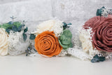 Rustic Chic Corsage (Set of 3) - Sola Wood Flowers