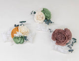 Rustic Chic Corsage (Set of 3) - Sola Wood Flowers