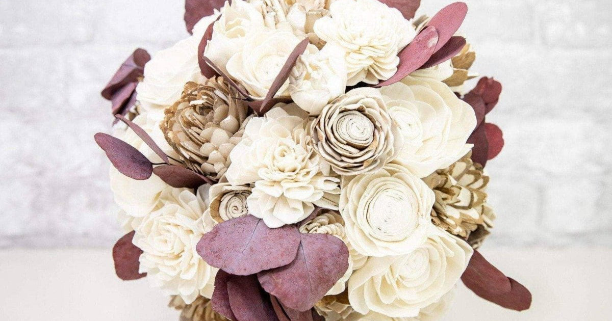 Rustic Red Bouquet – Sola Wood Flowers