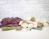Rustic Red Bouquet - Sola Wood Flowers