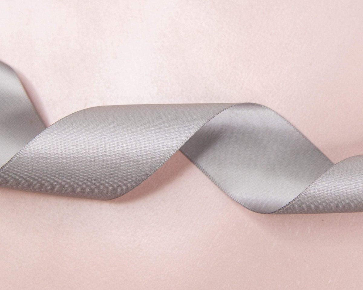 Satin Ribbon - Silver – Sola-Flowers